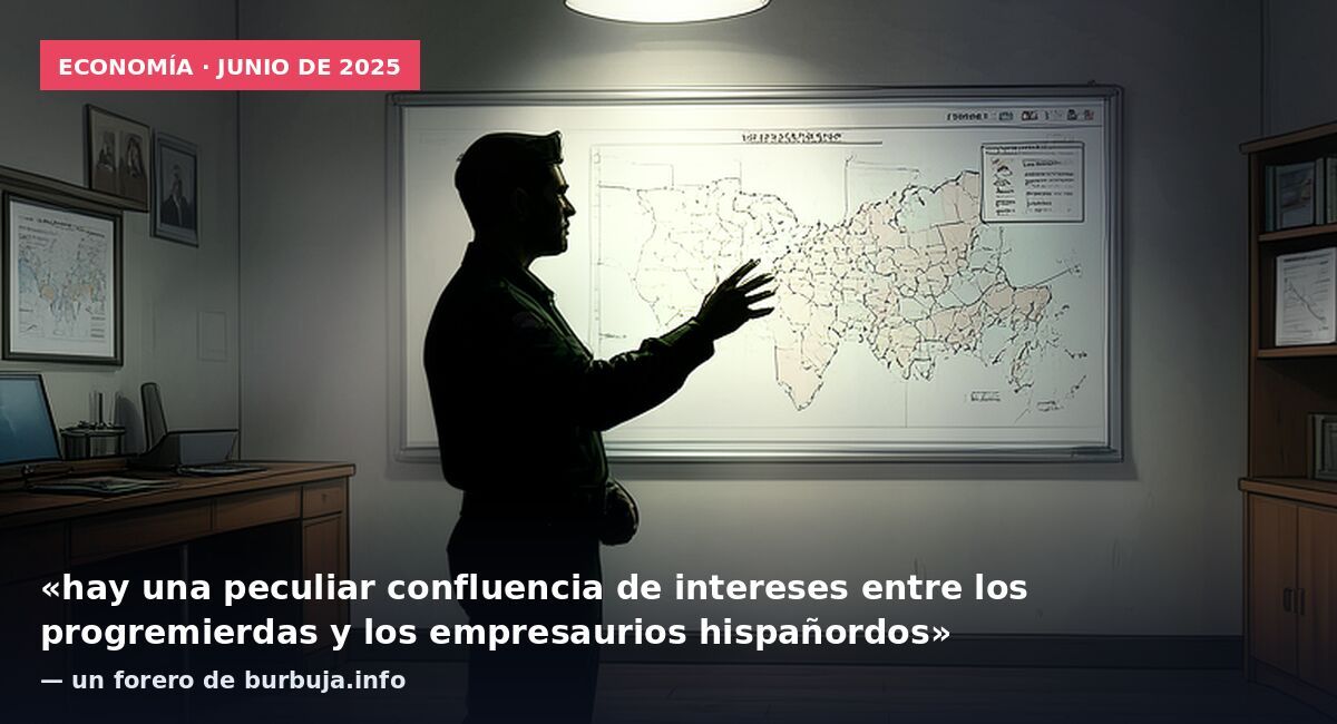 Economía · junio de 2025: «hay una peculiar confluencia de intereses entre los progremierdas y los empresaurios hispañordos» — un forero de burbuja.info