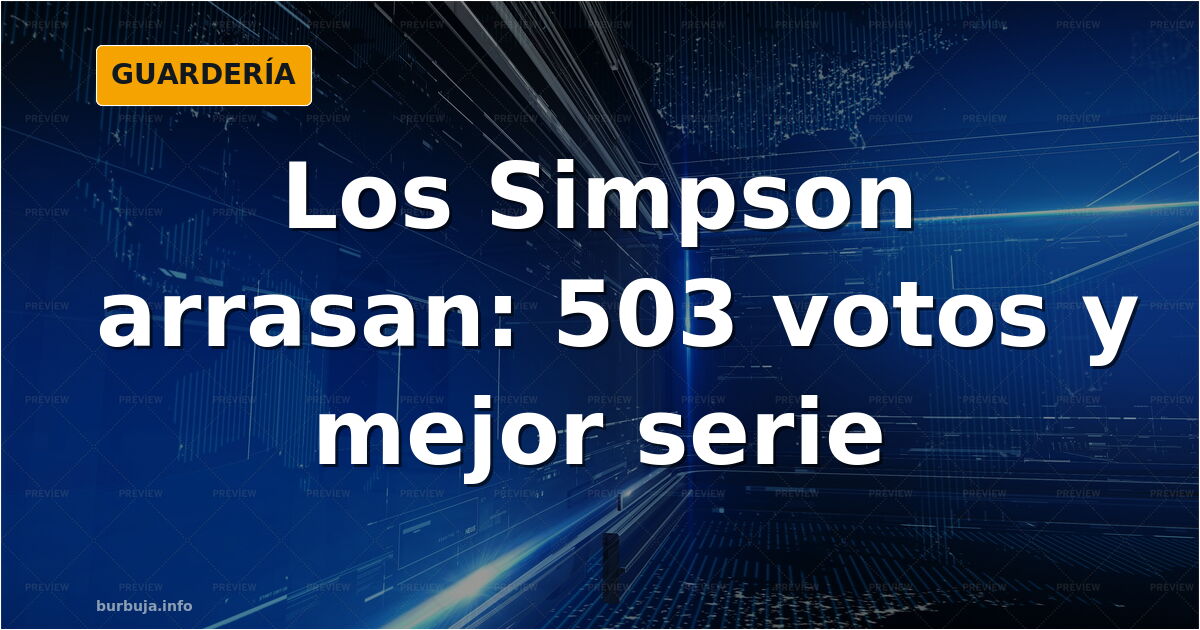 Ilustración cartoon de un salón con sofá naranja y televisor encendido, con una tabla de clasificación de series y votos al f