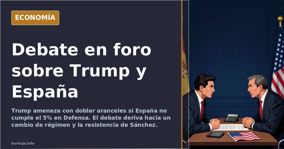 Debate en foro: amenazas de Trump y división interna