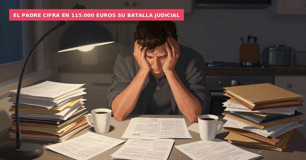 El padre cifra en 115.000 euros su batalla judicial