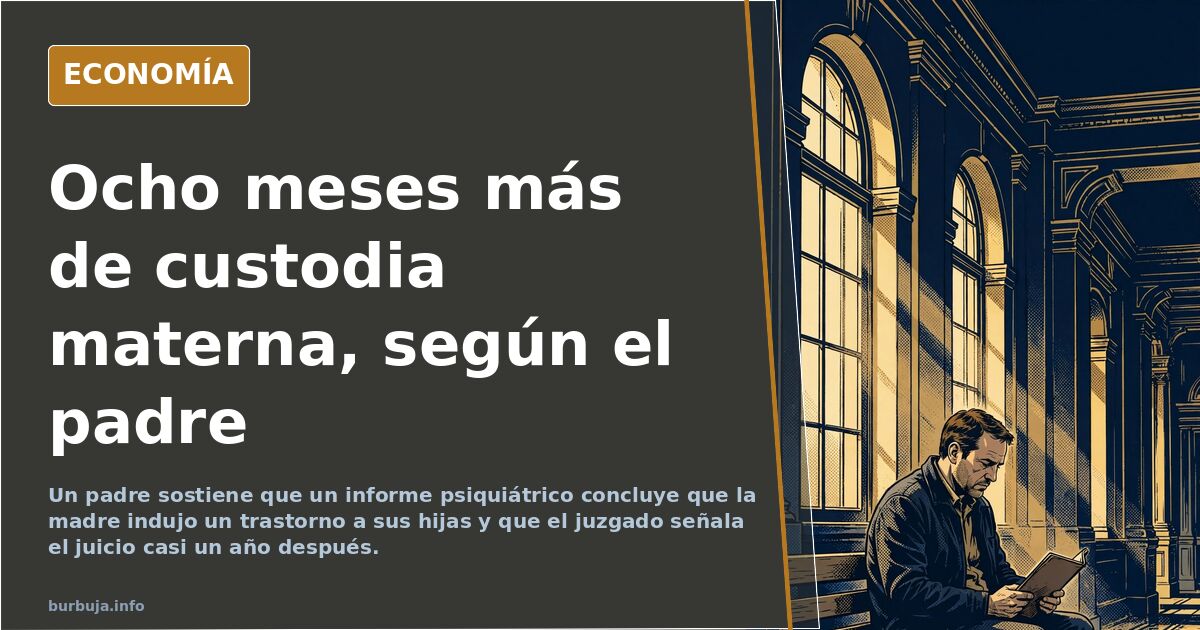 Un padre denuncia un retraso de ocho meses en el cambio de custodia