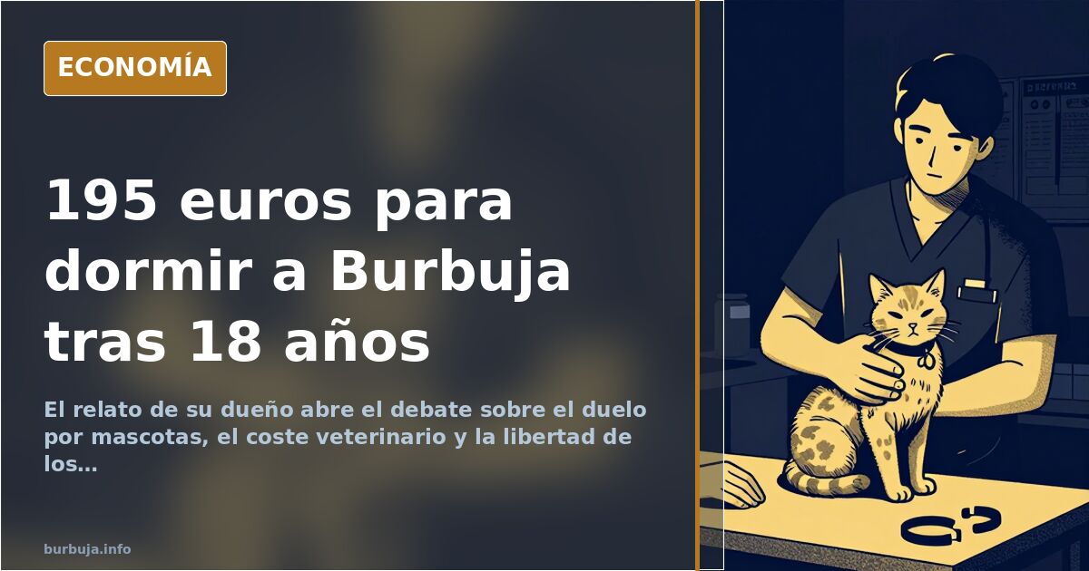 Eutanasia felina: 195 euros y 18 años de compañía