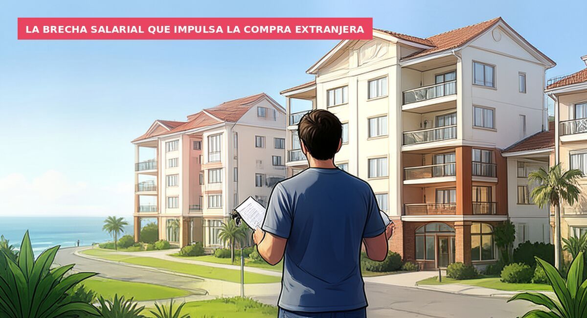 La brecha salarial que impulsa la compra extranjera