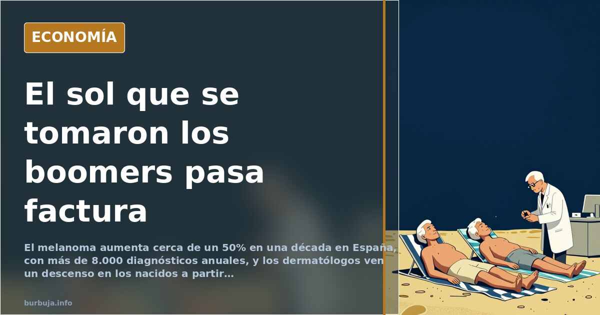 El melanoma sube un 50% en una década en España