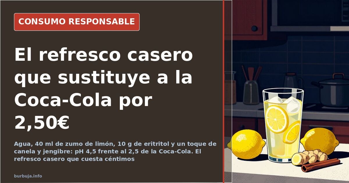 Spain's DIY lemon drink beats soda on cost and acidity