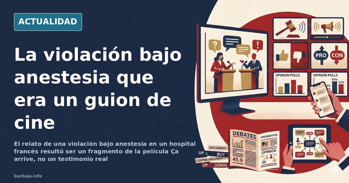 Sala de espera de un hospital con sillas vacías y luz natural, ilustración editorial sobre el caso de la violación bajo anest