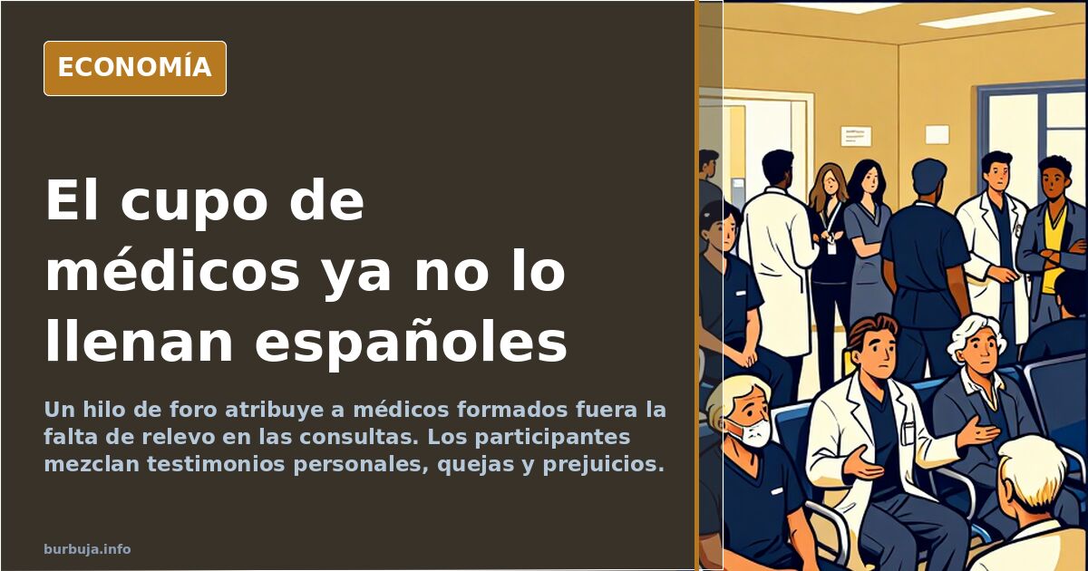 Debate en un foro: «La plantilla médica cambia de perfil»