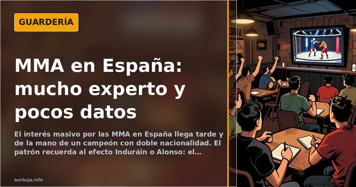 La fiebre del MMA en España: negocio global y afición de rebote