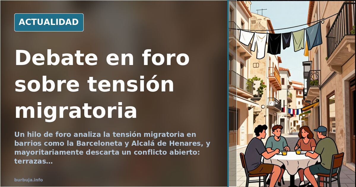 Debate en foro: tensión en la calle y escepticismo ante un estallido