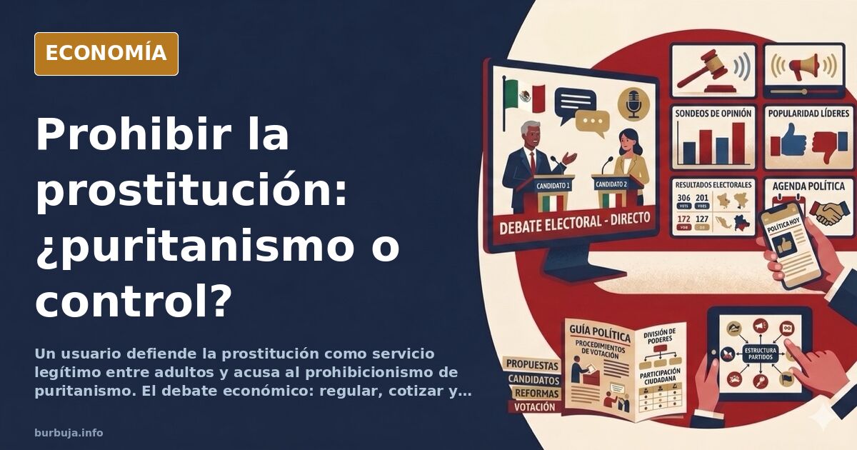 Ilustración editorial de una balanza inclinando un billete frente a una figura humana, símbolo del debate sobre regular la pr