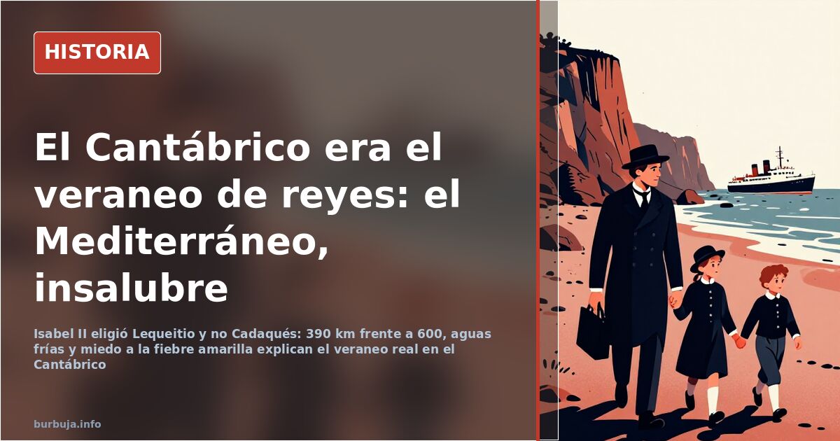 Por qué la corte veraneaba en el Cantábrico y no en el Mediterráneo