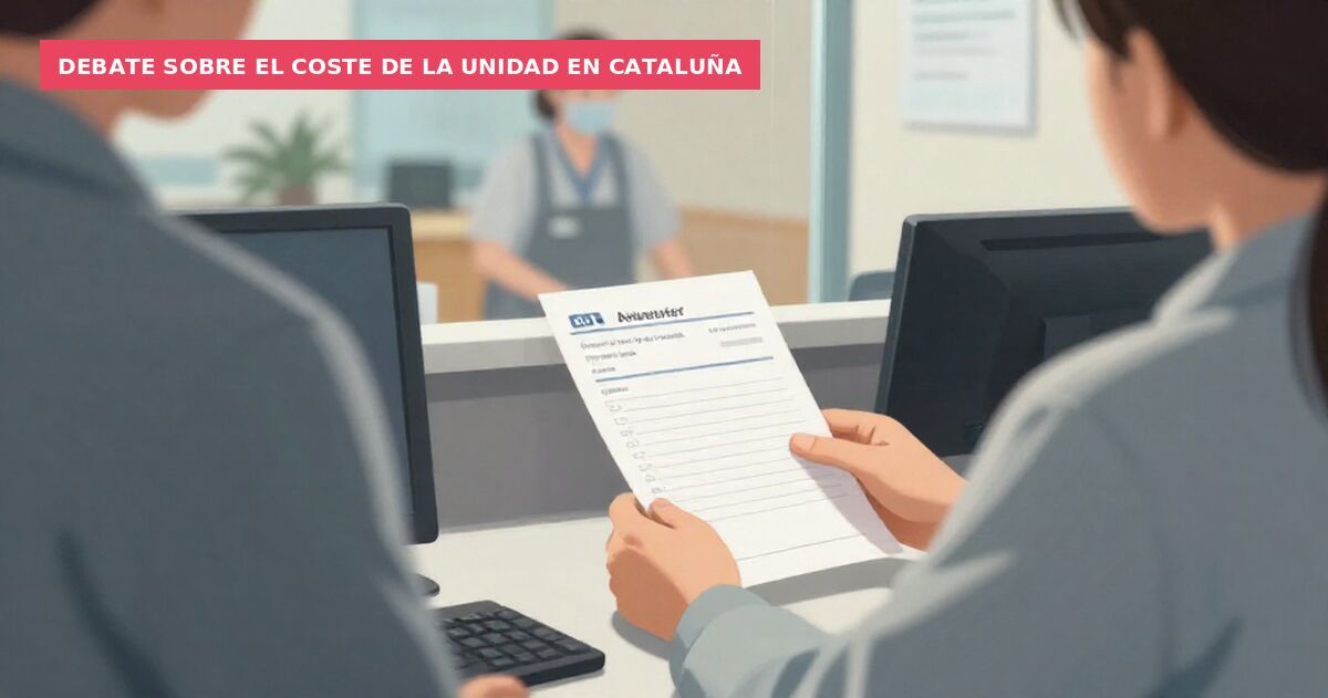 Debate sobre el coste de la unidad en Cataluña