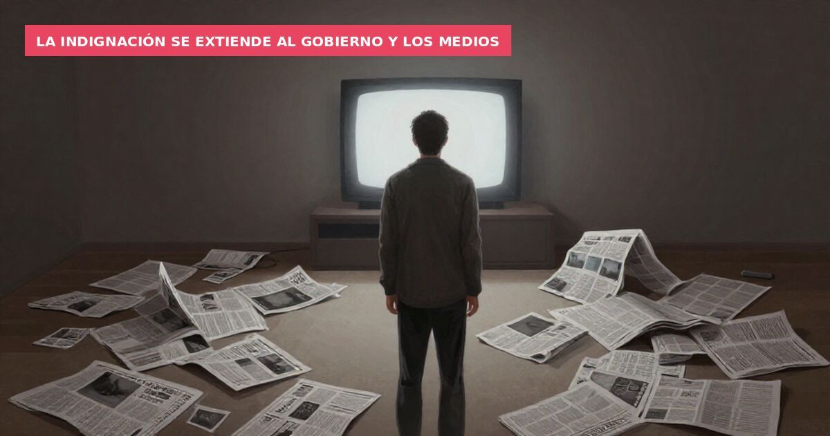 La indignación se extiende al Gobierno y los medios