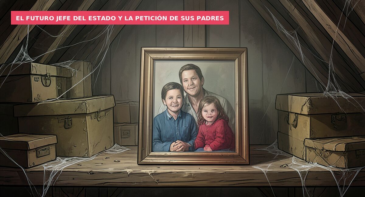 El futuro jefe del Estado y la petición de sus padres