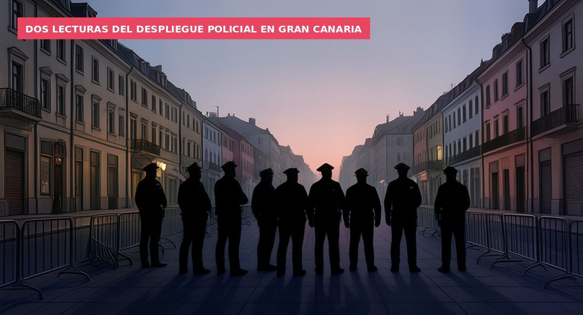 Dos lecturas del despliegue policial en Gran Canaria