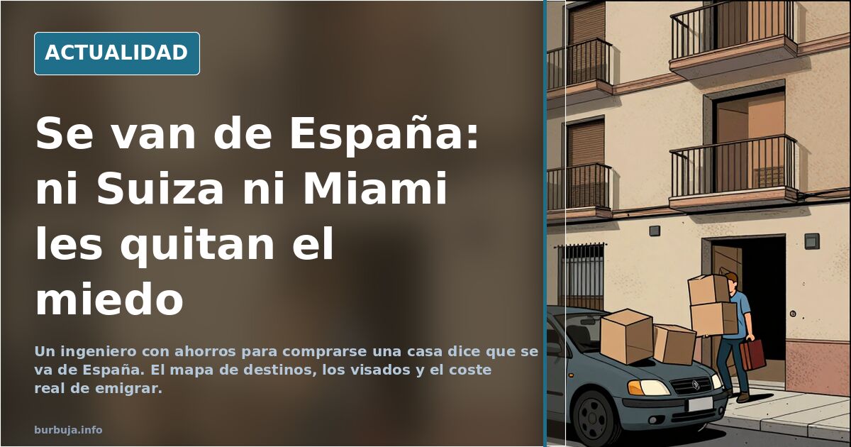«Me voy de España»: el goteo de los que ya no aguantan