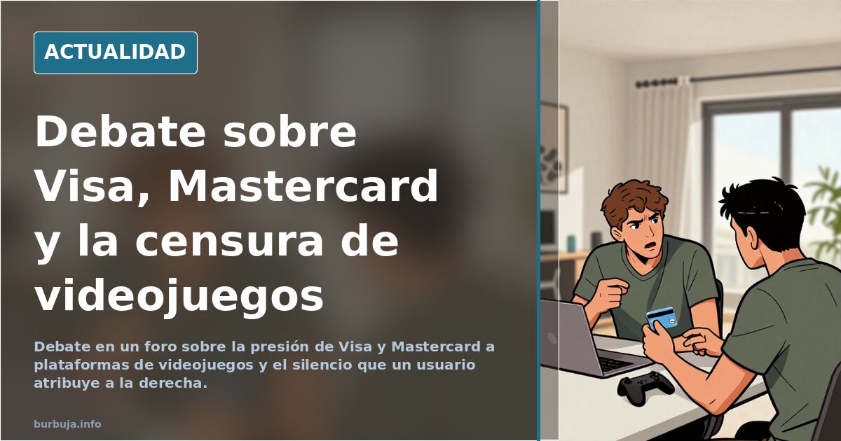 Visa y Mastercard y la censura de videojuegos: el debate