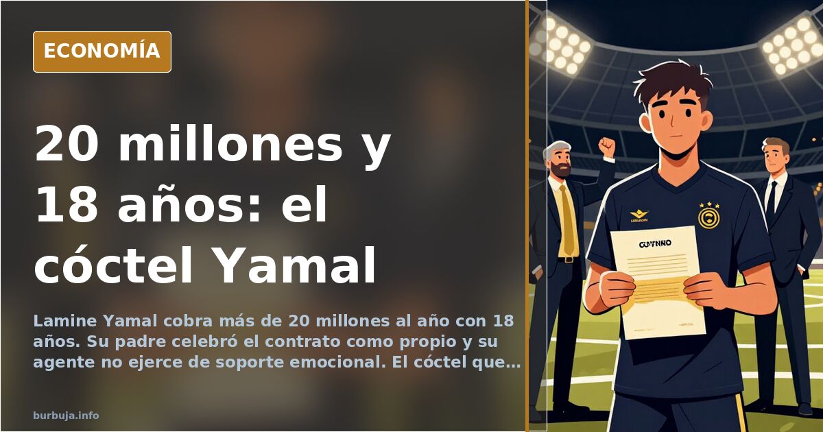 Ilustración editorial de un joven futbolista con joyas y bastón de diamantes, símbolo del cóctel de fama y dinero que le rode