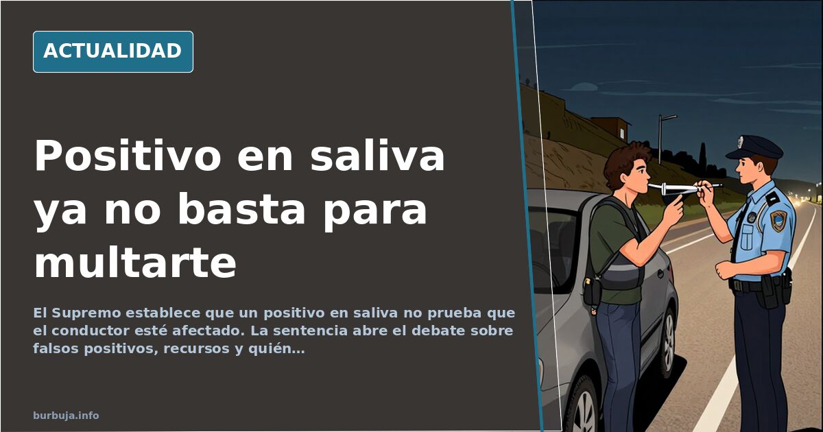 Agente de tráfico sosteniendo un test de drogas en un control de carretera al atardecer