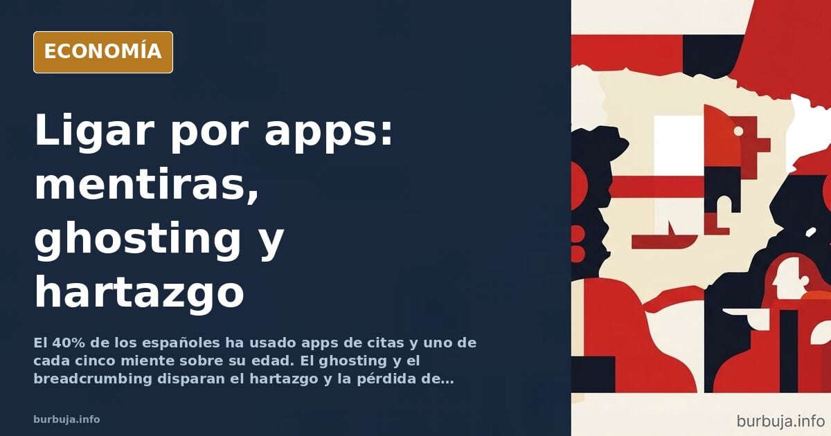 El lastre emocional de ligar por apps: mentiras, ghosting y hartazgo