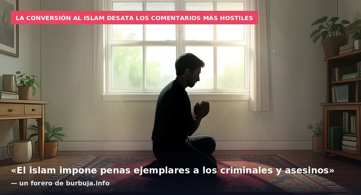 La conversión al islam desata los comentarios más hostiles: «El islam impone penas ejemplares a los criminales y asesinos» — un forero de burbuja.info