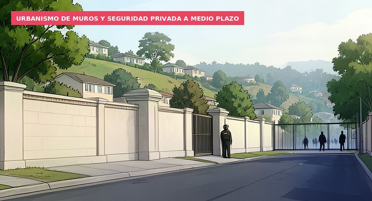 Urbanismo de muros y seguridad privada a medio plazo