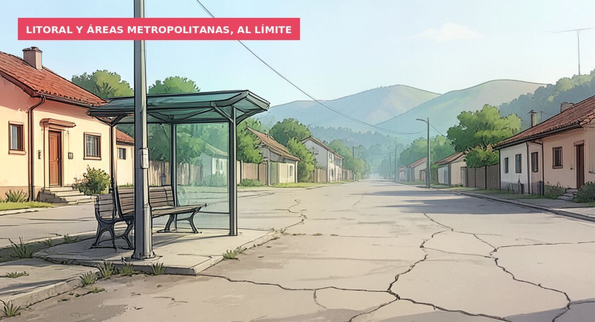 Litoral y áreas metropolitanas, al límite
