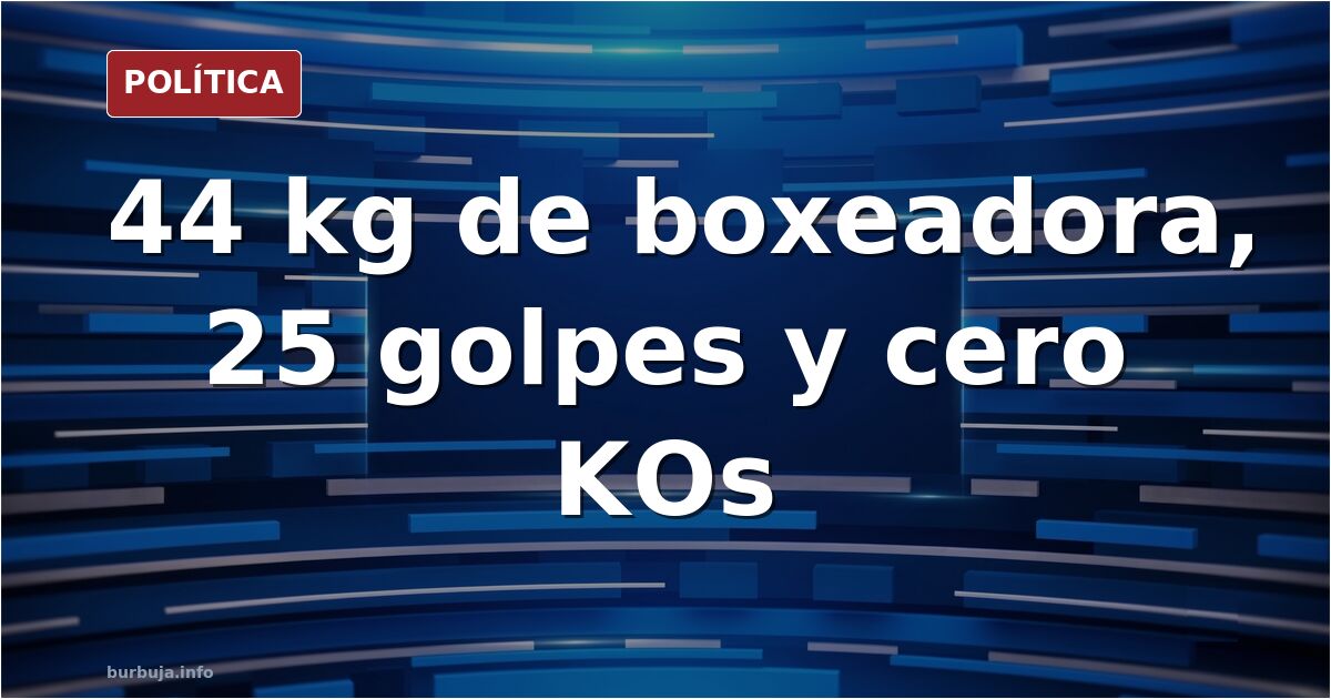 Ilustración editorial de una boxeadora de 44 kilos golpeando a una mujer en la calle mientras un transeúnte graba con el móvi
