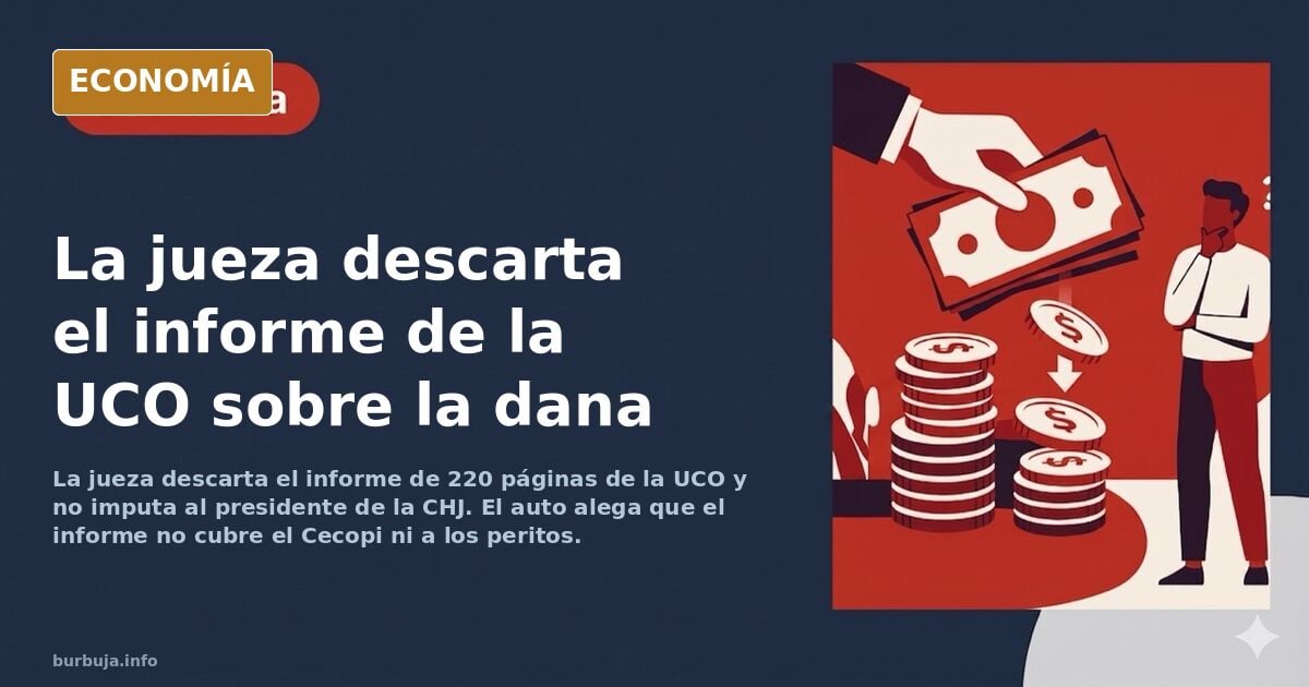 La jueza descarta el informe de la UCO y no imputa a la CHJ