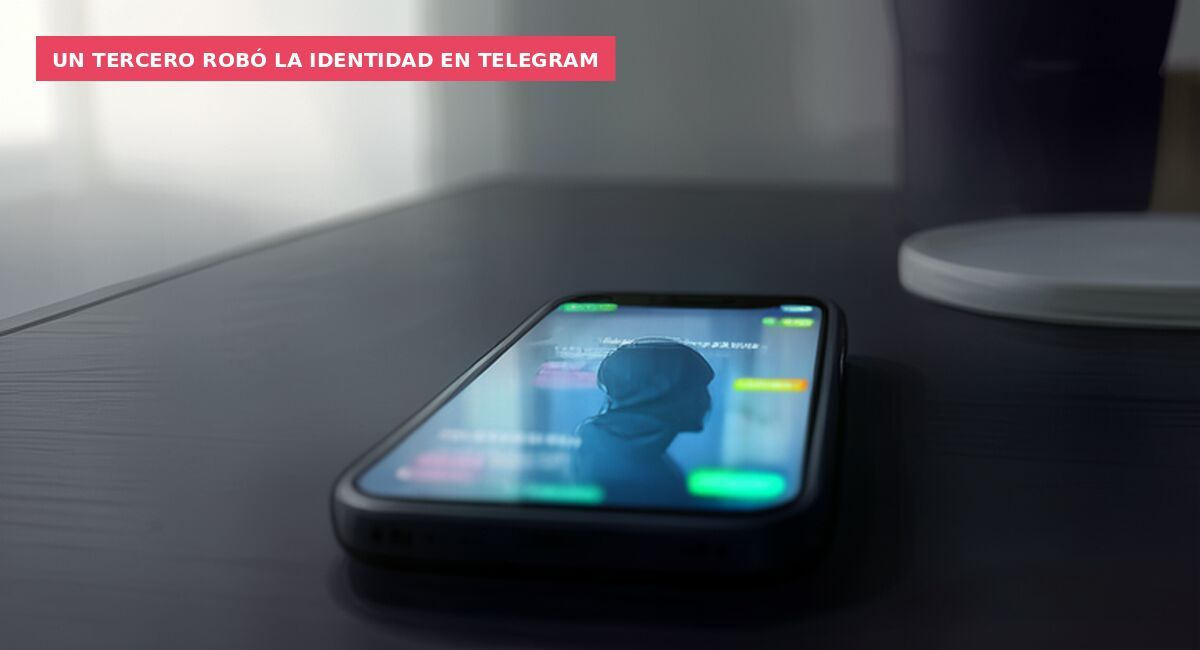 Un tercero robó la identidad en Telegram