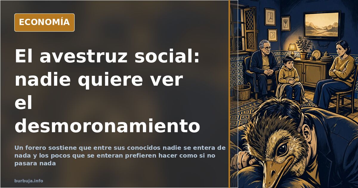Un forero: «La mayoría prefiere hacer como si no pasara nada»