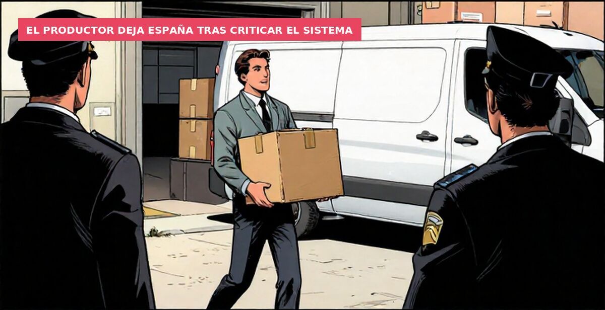El productor deja España tras criticar el sistema