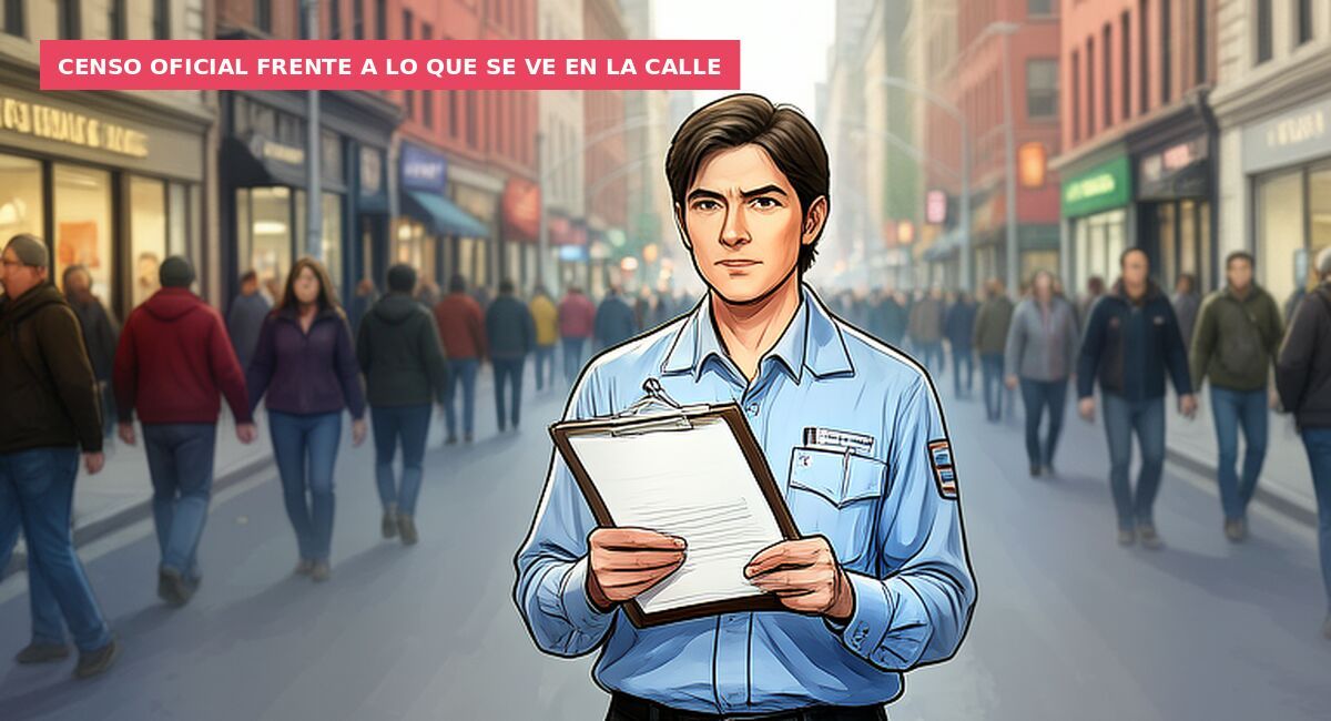 Censo oficial frente a lo que se ve en la calle