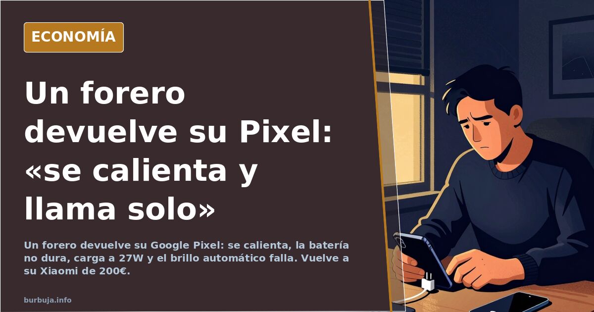 Un usuario devuelve su Pixel: «se calienta y llama solo»