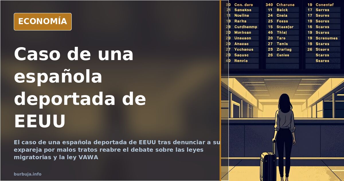 Caso de una española deportada de EEUU reabre el debate migratorio