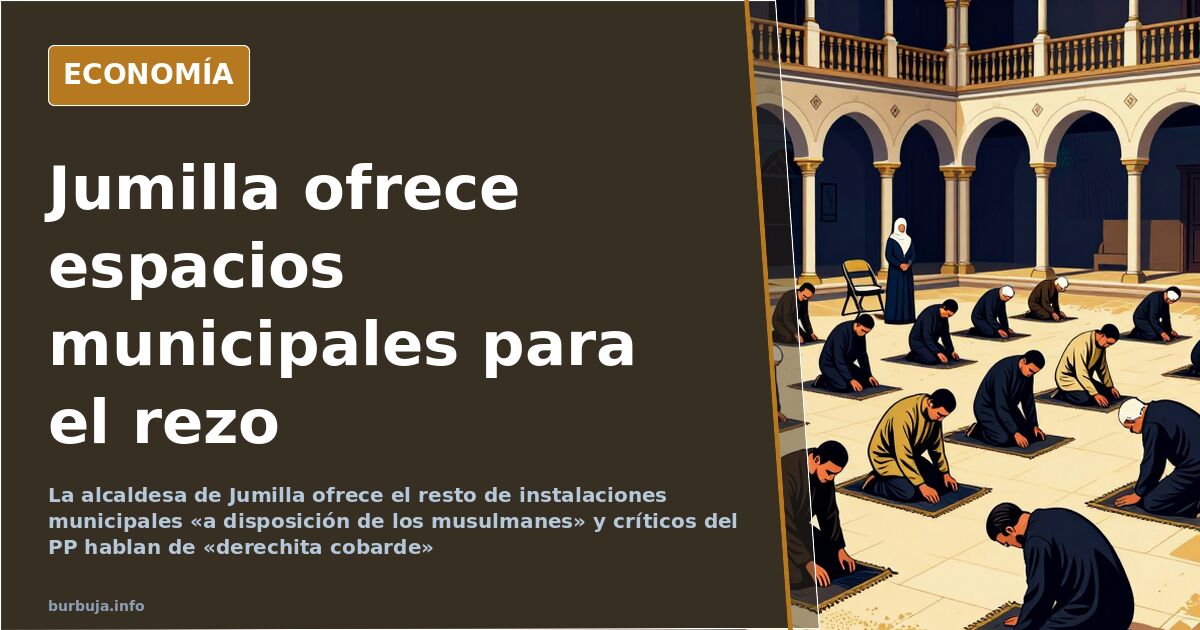 Jumilla ofrece espacios municipales y el PP queda señalado