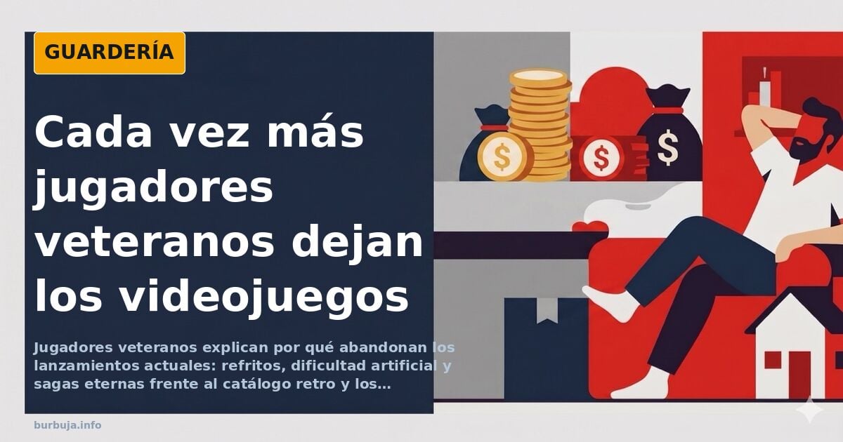 Dejar los videojuegos: el hastío del jugador veterano