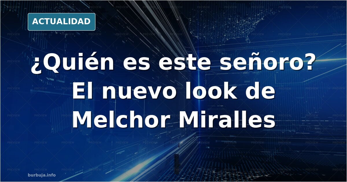 Melchor Miralles, irreconocible: el reto de identificar al periodista