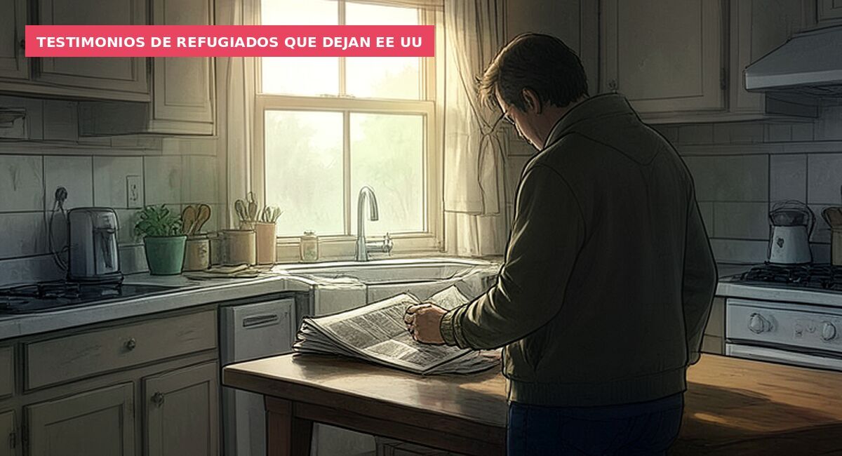 Testimonios de refugiados que dejan EE UU