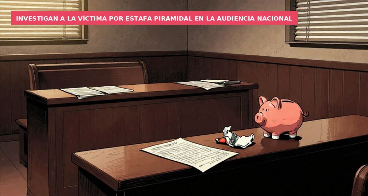 Investigan a la víctima por estafa piramidal en la Audiencia Nacional