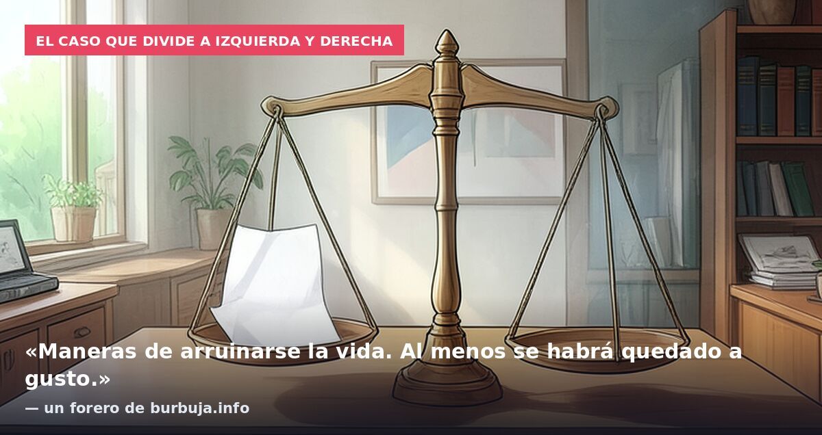 El caso que divide a izquierda y derecha: «Maneras de arruinarse la vida. Al menos se habrá quedado a gusto.» — un forero de burbuja.info