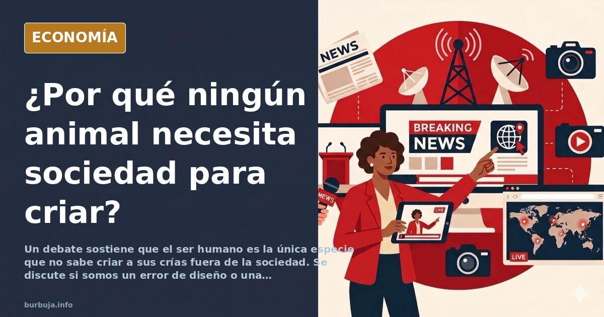 Ilustración editorial de una figura humana aislada frente a una multitud de siluetas animales, simbolizando la ausencia de in