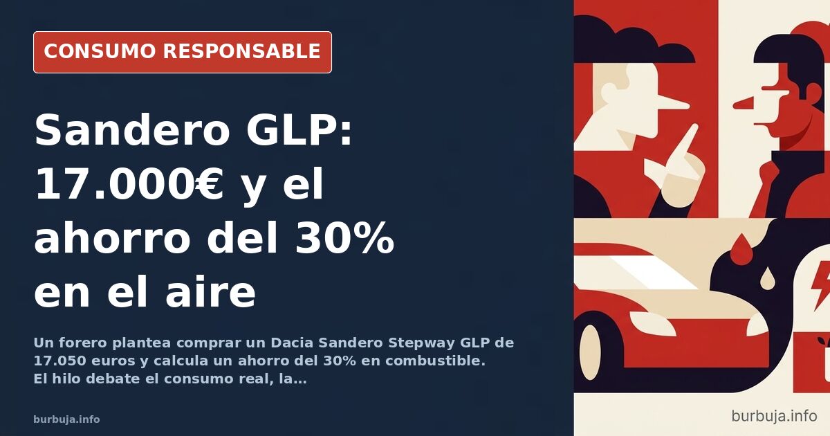 Dacia Sandero Stepway ECO-G de color claro con matrícula española en una estación de servicio repostando GLP