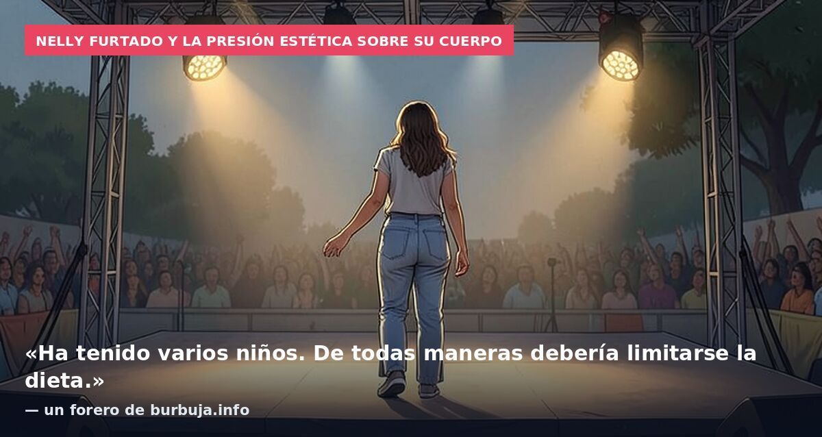 Nelly Furtado y la presión estética sobre su cuerpo: «Ha tenido varios niños. De todas maneras debería limitarse la dieta.» — un forero de burbuja.info