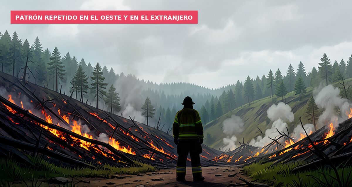 Patrón repetido en el oeste y en el extranjero
