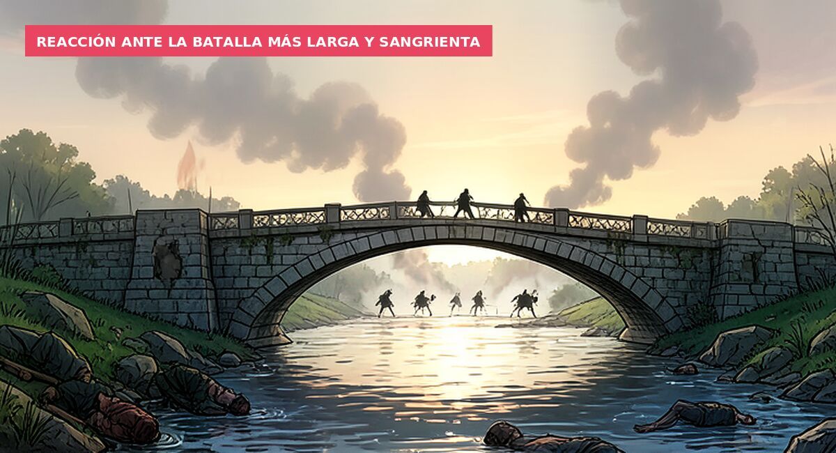 Reacción ante la batalla más larga y sangrienta
