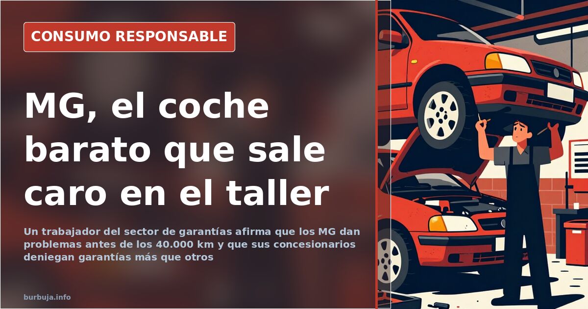 MG: «averías antes de 40.000 km y garantías denegadas», según el sector