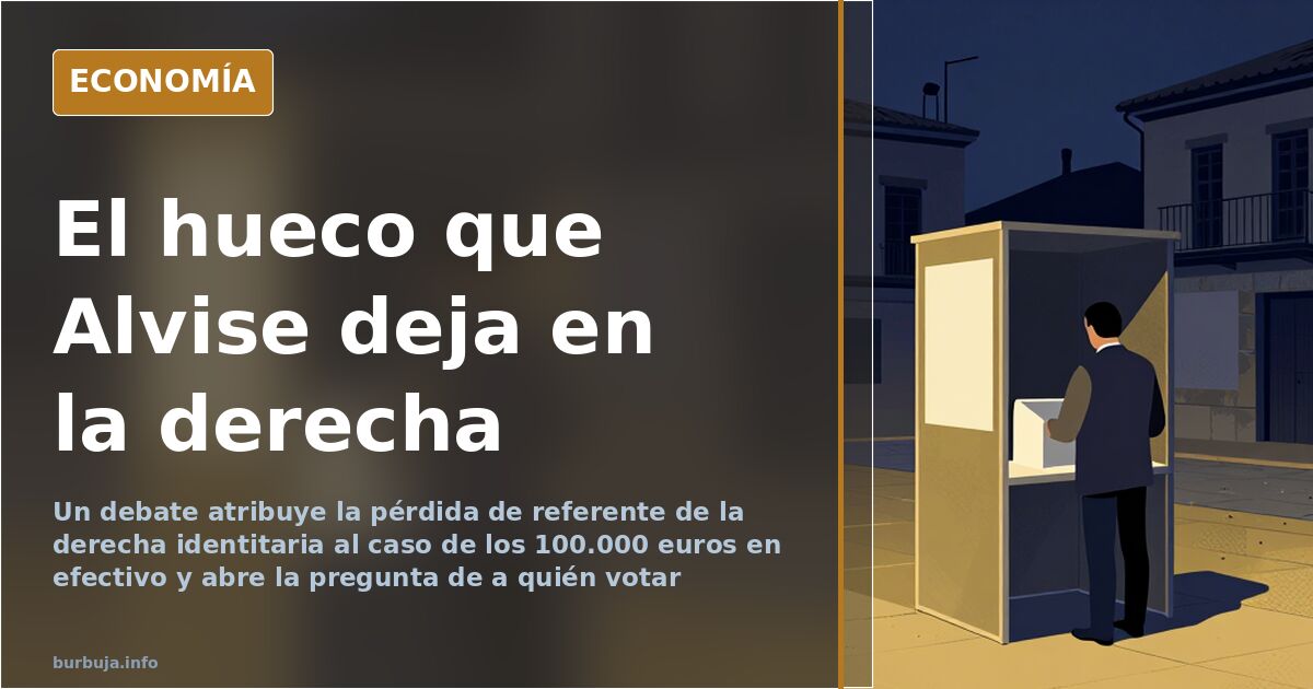 El hueco de la derecha identitaria tras el caso Alvise
