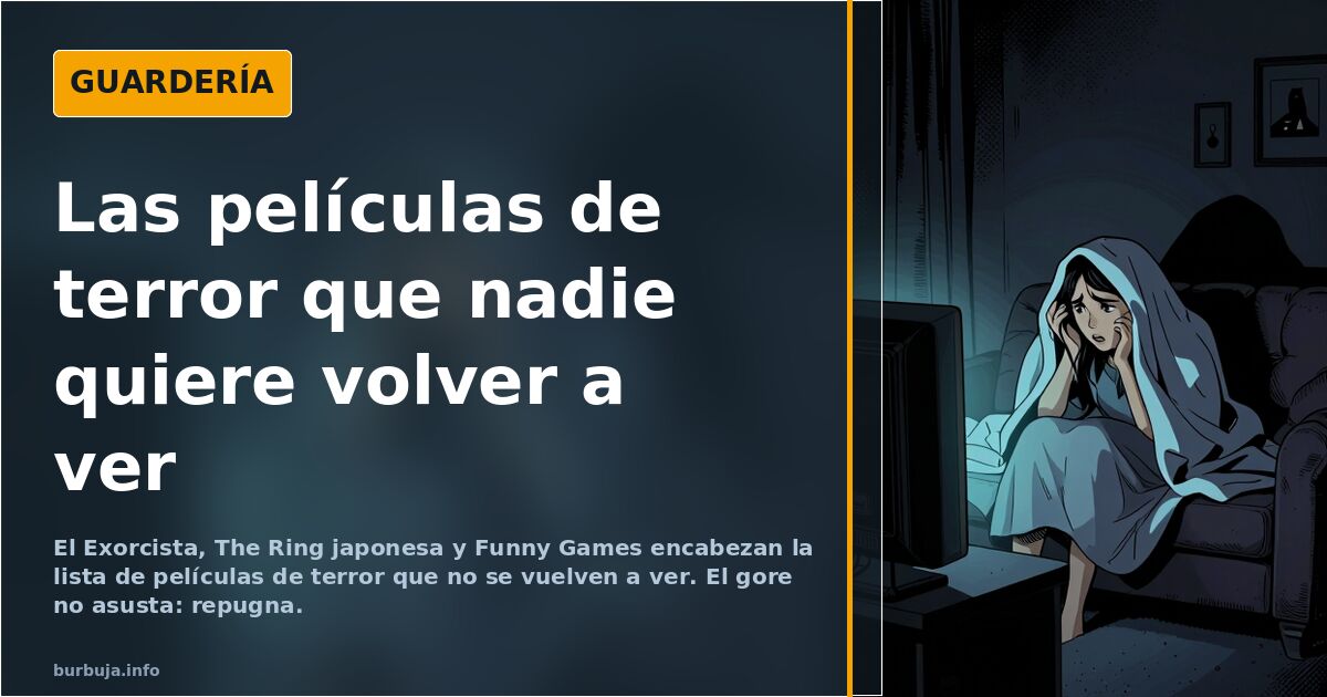 El terror que no se vuelve a ver: del Exorcista a Funny Games