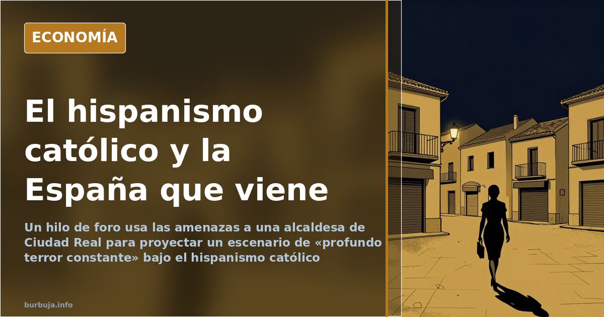 Un foro debate sobre el hispanismo católico tras amenazar a una alcaldesa